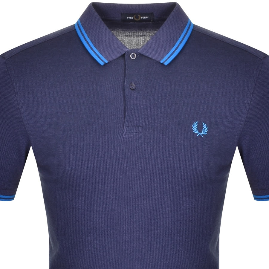 Alternative Image for ProductFred Perry Twin Tipped Polo T Shirt Navy2